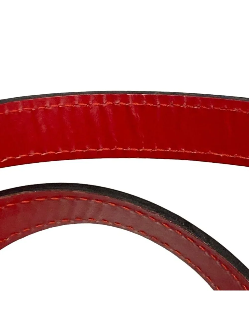 Louis Vuitton Handbag Epi Soufflot Castilian Red Leather
